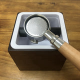 Wooden Coffee Tamper Knock Box ABS Deep Bent Design Coffee Slag Not Splash Manual Coffee Grinder Coffee Accessory