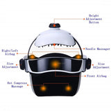 3D Electric Head Massager Intelligent Air Pressure Vibration Finger Press Relaxation With Music Soothing Relax Helmet
