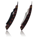 Folding Wooden Handle Scraper Shaving Knife Razor Stainless Steel Men