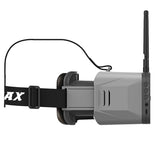 EMAX Transporter 2 Goggles 4.3 Inch 5.8Ghz 40CH Focal Adjustable Demountable FPV Monitor Built-in Battery DVR for RC Drone