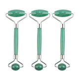 Natural Green Aventurine Facial Massager Jade Roller Thick Stick Crystal Stone Anti Aging Wrinkles Cellulite Reduce Beauty Care