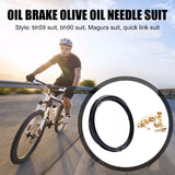 Bike Hydraulic Disc Brake Hose MTB Bicycle Oil Tube Pipe Olive Insert Barb Kit Biking Portable Dustproof Cycling Parts