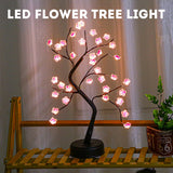 HX006 Tree Lamp Led Warm Light Cherry Blossoms Copper Tree Lamp Small Desk Lamp Festival Decoration Tree Lamp