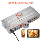 Guitar Power Supply 10 Isolated Output for 9V/12V/18V Effect Pedal with USB Charging Port Short Circuit &amp; Overload Protection