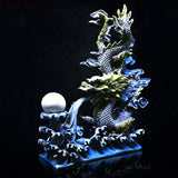 1PC Fish Tank Decoration Simulation Resin Dragon Shaped Ornaments DIY Aquarium Landscaping Supplies
