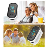 OLED Finger Oximeter Blood Oxygen Portable Finger Pulse Oximeter  Spo2 Pulse Oximeter Saturation Meter Heart Rate Monitor