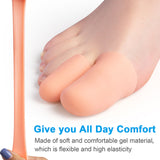 1 Pack（10pcs）Corns Toe Protective Sleeve Health Care Big Toe Guard Soft Silicone Breathable Health Care（Skin Color）Toe Cover