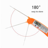 1PC Digital Display Folding Food Thermometer Probe Barbecue Thermometer Kitchen Barbecue Electronic Water Thermometer Wholesale