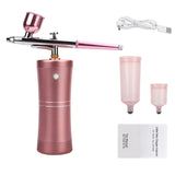 Facial Airbrush Water Oxygen Injector Machine Compressor Nano Fog Mist Sprayer Makeup Infusion Apparatus Cake Nail Art Spray Gun