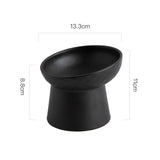 Cat Nordic Style Food Bowl Pet Animal Ceramics Eating Dishes High Foot Candy Color Puppy Kitten Matte Bowls Dog Accessories