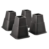 8Pcs Adjustable Bed Risers or Furniture Riser to Create an Additional 3 Inches of Storage Desk or Sofa Lift