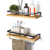 Antique Floating Wall Shelves Floating Wall Shelves Wooden Floating Shelves-Kitchen, Bathroom and Bedroom Decorative Storage-Set