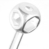 Zinc Alloy Bone Wrench Multipurpose Hexagon Sleeve Tool Portable Repair Bicycle Riding Sleeve Hand Tool