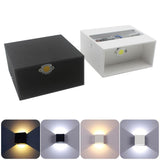 1pc LED Wall Lamp 6W Aluminum AC85-265V Wall-mounted Aisle Corridor Staircase For Bedroom Porch Decoration Bedside Wall Lamp