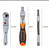 Precision Two Way Ratchet Screwdriver Kit Set Spanner Car Repair Set Phone Repair Tool Set Home Appliance Repair Hand Tool Kit