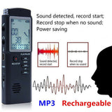 MP3 Player 8GB/16GB/32GB Voice Recorder USB Professional 96 Hours Dictaphone Digital Audio Voice Recorder With WAV