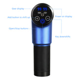 Massage Gun Deep Tissue Percussion Muscle Massager For Pain Relief 39 Speeds LCD Dual Screen Fascia Gun Electric Body Massager