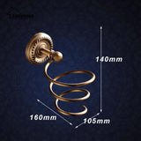 Antique Carved Bathroom Hardware Sets Solid Brass European Bathroom Accessories Set Brushed Bathroom Products (shelf/towel Rack)