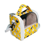 Warm Pet Bird Bag Lightweight Plush Parrot Cage Portable Folding Backpack Hamster Bag for Small Animals Accessorie Bird Supplies