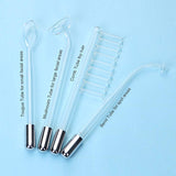 High Frequency Facial Machine with Neon Electrotherapy Tube Facial Wand for Anti-Aging Wrinkle Spot Remover Beauty Face Massager