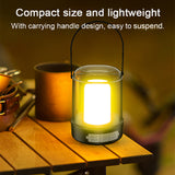 LED Camping Light USB Rechargeable Campsite Lantern Tent Lamp Power Bank with 3 Light Modes Stepless Dimming for Camping
