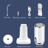Wireless Water Pump Dispenser Water Bottle Pump Mini Barreled Water Electric Pump USB Charge Automatic Portable Bottle Switch