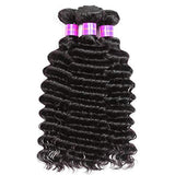 Real Hair Wig Deep Curly Human Hair Bundle12A