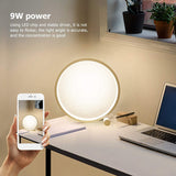 LED Table Lamp Bedside Desk Lamp Dimmable Light Round Contact Control Night Light for Bedroom Kids Room