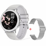 I70 Fashion Ladies Smart Watch Large Screen BT Call Custom Dial AI Voice Assistant Heart Rate Health Monitoring Smartwatch