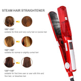 Steam Hair Straightener Professional Flat Iron Straightening Hair Styling Tools Steam Spray Hair Iron Hair Curler Straight Hair