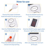 Professional Plasma Pen Dark Spot Pigment Remove Mole Tattoo Wart Removal Tool Skin Firming Ionic Pen Skin Care Machine