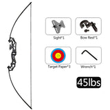 45-50lbs Archery  Hunting Bow With arrow Accessories Outdoor Takedown Bow Fishing Right Hand Game Practise Tool Shooting Darts