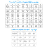 DOSMONO C505H Dictionary Translation Pen Scanner Text Scanning Reading Translator Device Multilingual Scanner WiFi 112 Languages