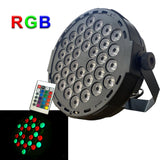 LED Remote Control Par Lights 36x3W DJ RGB 3IN1 Par Lights Strobe Beam Wash Disco Light Music Controller Effect Stage Lighting