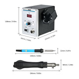 858D 700W Soldering Station LED Digital Solder Iron Desoldering Station BGA Rework Solder Station Hot Air Gun Electric Iron Set