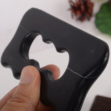 Natural Bian Stone Gouache Scraper Gua Sha Board Body Meridian Acupuncture Scraping Massage Energy Stone Spa Tool Muscle Relax