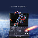 9.8" Portable DVD Player HD Video Player AV Input Output Car Mini TV Playing Device US/UK/EU/AU Plug