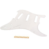 1Ply Guitar Accessory Pickguard PVC Clear Transparent for ST Electric Guitar