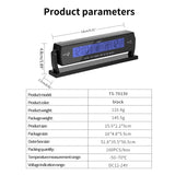 Car Clocks and Temperature with Fahrenheit LCD Backlight , Vehicle Lcd Clock