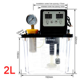 1pcs 0.5L/1L/2L Lubricant Pump Automatic Lubricating Oil Pump CNC Electromagnetic Lubrication Pump Lubricator
