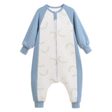 Baby Sleep Bag Wearable Blanket Thicken Anti-kick Long Sleeve Keep Warm Casual Pajamas With Legs Bedding Autumn Winter Home