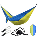 Outdoor Portable Camping Parachute Sleeping Double Hammock Garden Swing Hamac Hanging Chair Flyknit Hamaca Rede Amaca DC12