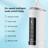 Portable Oral Irrigator Dental Water Jet Thread for Teeth Cleaner Water Flosser Pick Floss Mouth Washing Machine 6 Mode Irigator