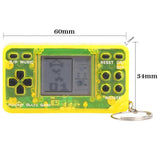 Super mini Handheld Game Player Classic Retro Decompression Relieves Mood Tetris Video Game Console Kids Toys Keychain Accessory