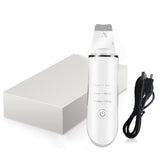 Ultrasonic Ion Deep Cleaning Skin Scrubber Peeling Shovel Facial Pore Cleaner Blackhead Remover Face Lifting USB Rechargeable