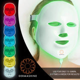 LED Facial Mask Beauty Skin Rejuvenation Photon Light 7 Colors Mask Therapy Wrinkle Acne Tighten Skin Tool Facial Machine Hot