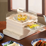 220V Household Electric Food Steamer Drawer Type Cooking Machine Intestine Powder Machine Steamed Sausage Cooker