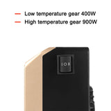 Home Desktop Heating Fan Fall Power Off Overheating Protection Automatic Thermostat Control EU Plug