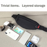 Waist Bag Sports Running Headphone Leisure Large-Capacity Messenger Bag Chest Bag  Outdoors Workout Hiking Gifts Men Women