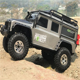 HB ZP1001 1/10 RC Car 2.4G 4WD Rc Rally Car Proportional Control Retro Vehicle LED Light RTR Model 1/2 Battery Outdoor Toys